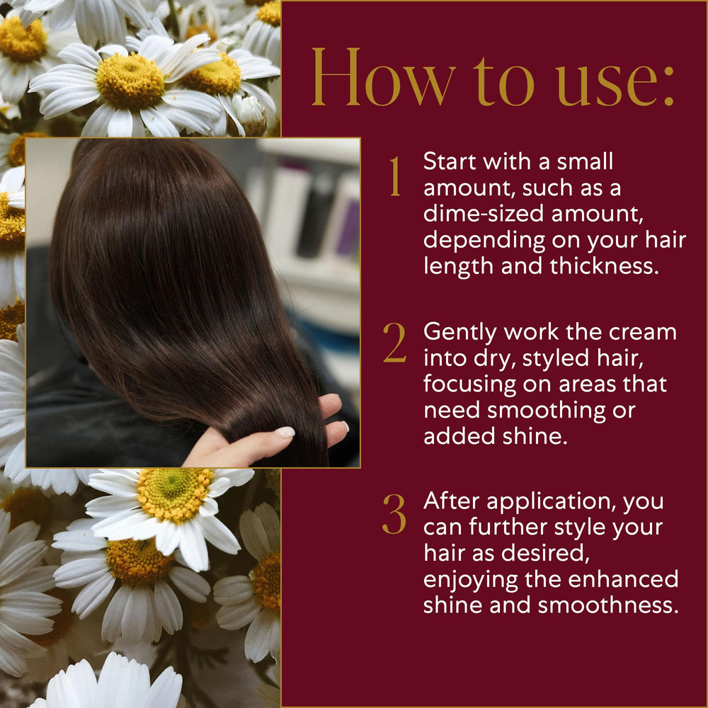WEN by Chaz Dean Finishing Treatment Creme close-up with sleek natural curls