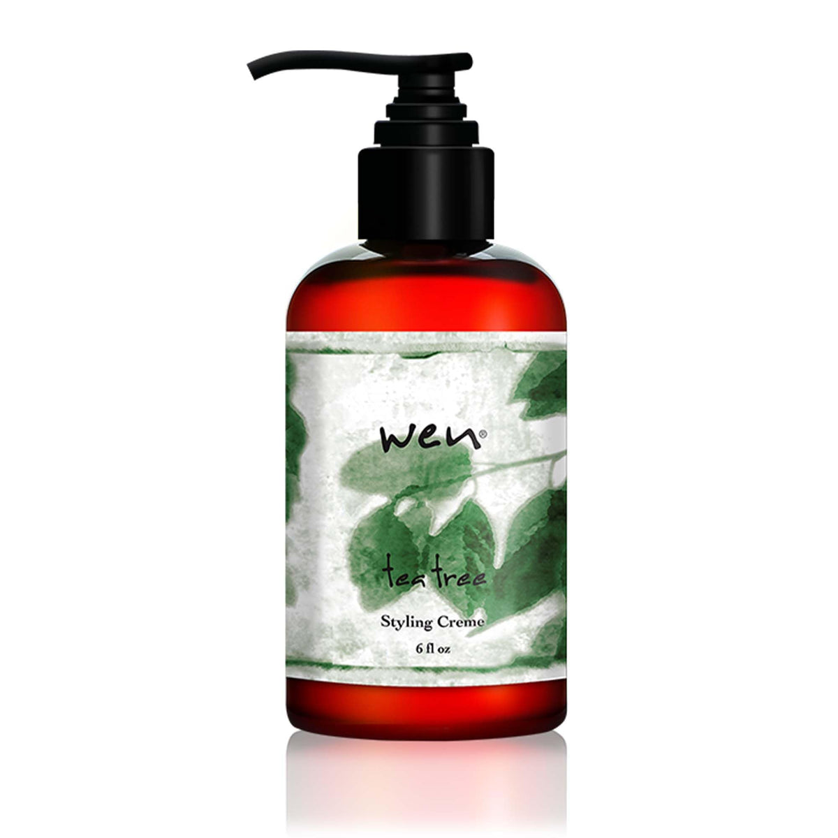 WEN by Chaz Dean Tea Tree Styling Creme bottle front for all hair types