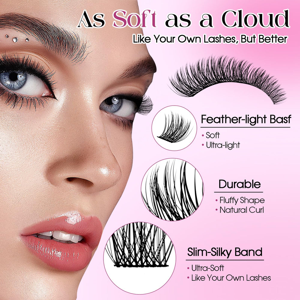 Wendy Lashes BASF soft fiber lashes with flexible movement