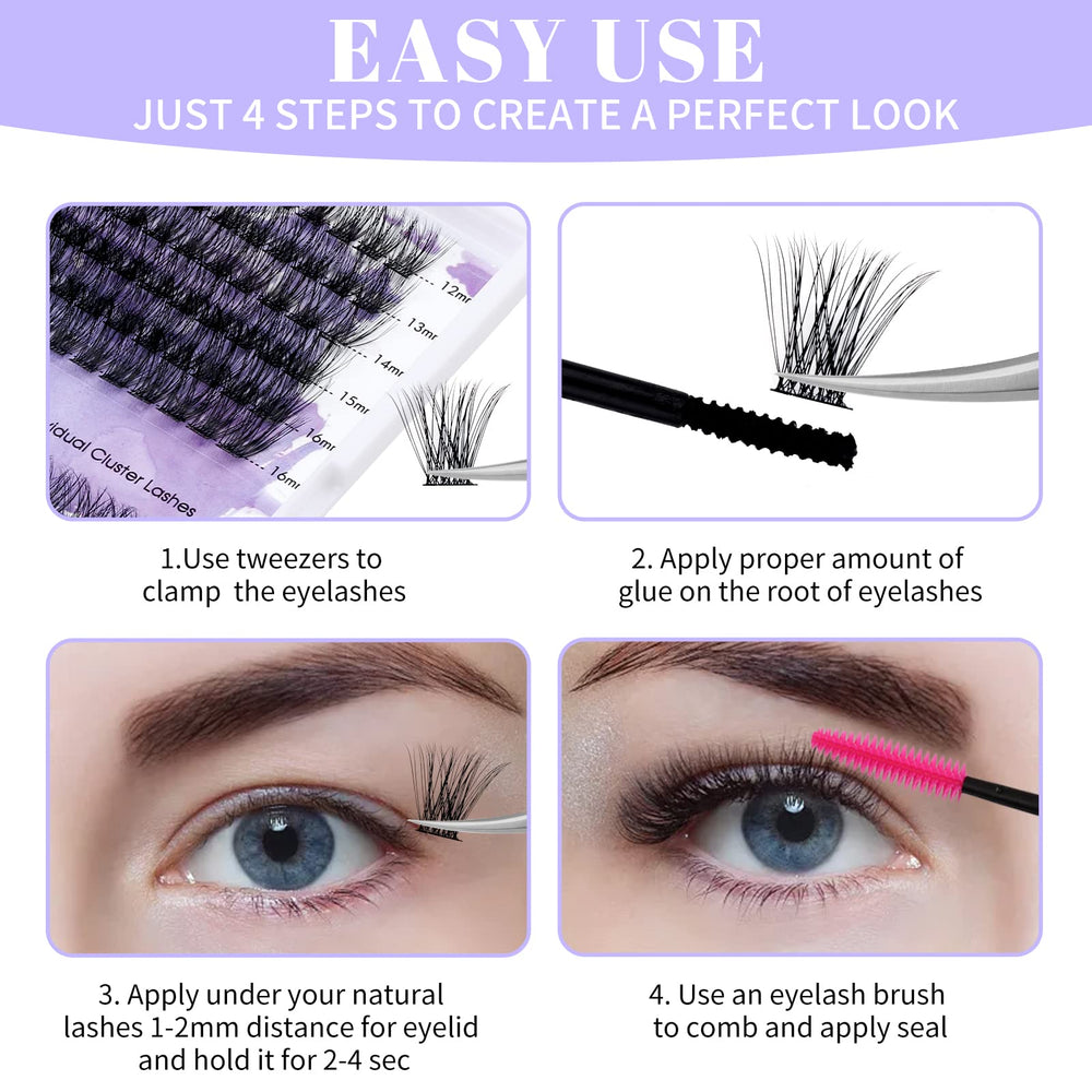 Wendy Lashes beginner-friendly DIY cluster lashes for quick, stylish results.