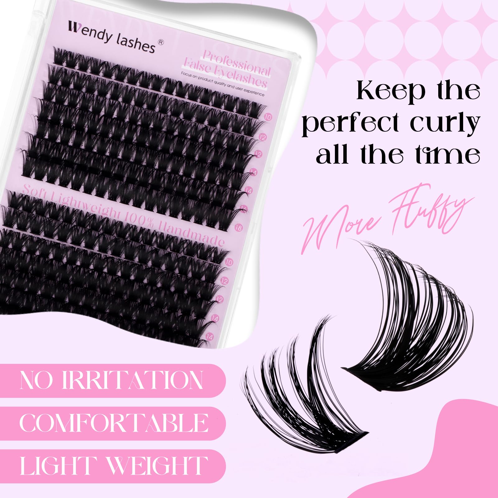 Wendy Lashes beginner-friendly easy application for pro-looking results at home