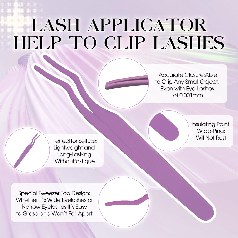 Wendy Lashes lash applicator in use for precise placement