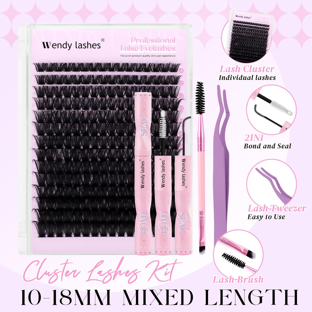 Wendy Lashes lash bond and seal for durable wear and secure application.