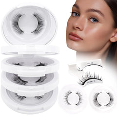 Wendy Lashes magnetic lashes with applicator for easy, glue-free application.