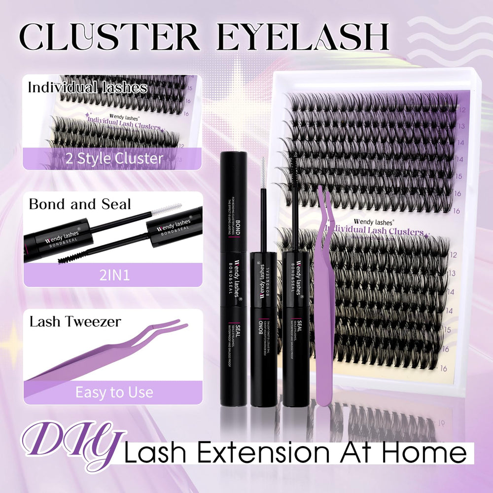 Wendy Lashes precision tweezers for clean, gap-free placement