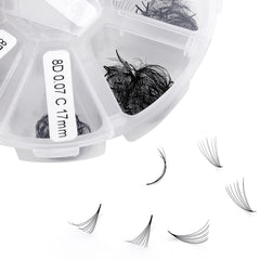 Wendy Lashes premade fans 500pcs bulk pack for cost-effective lash extensions.