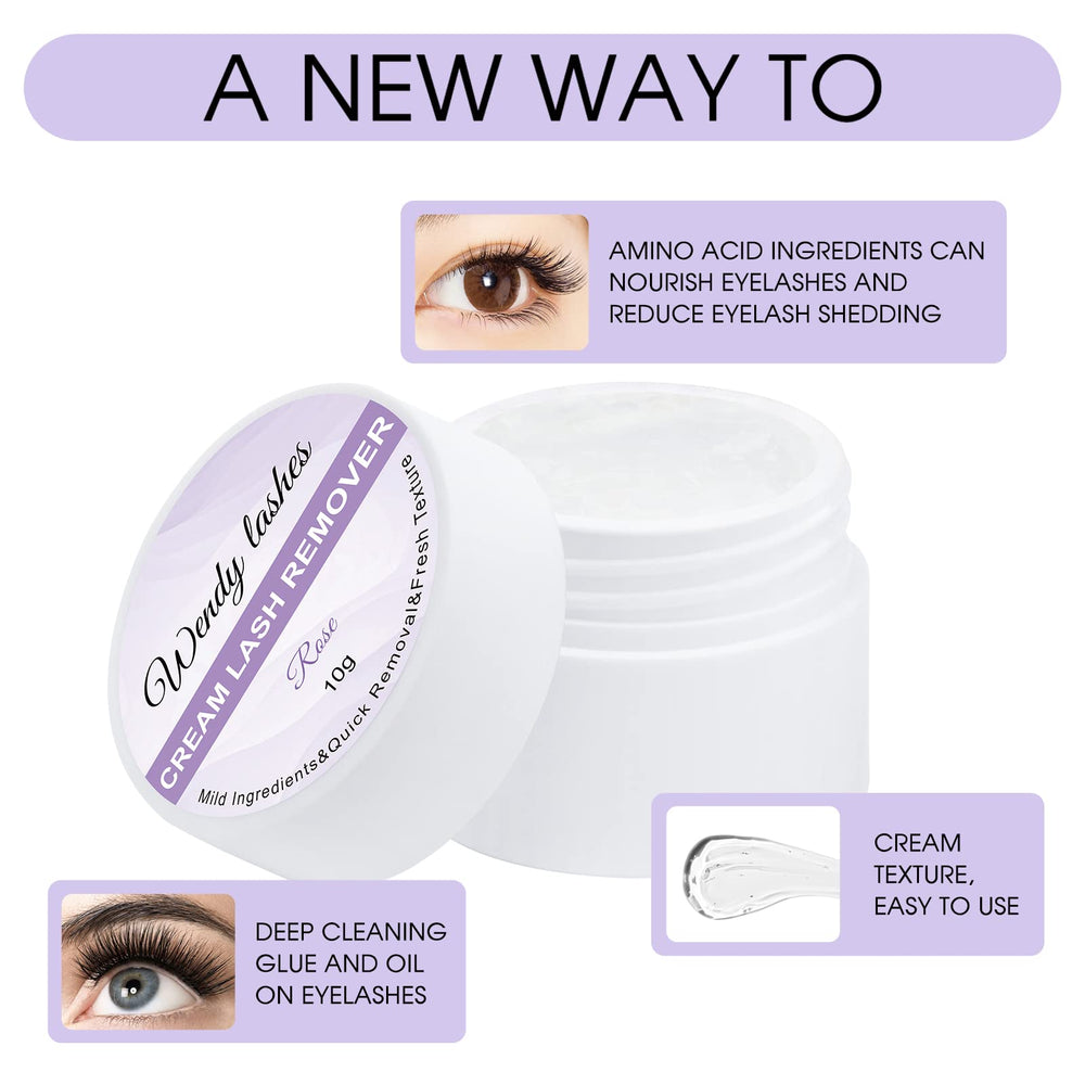Wendy Lashes salon-use remover for efficient professional lash removal
