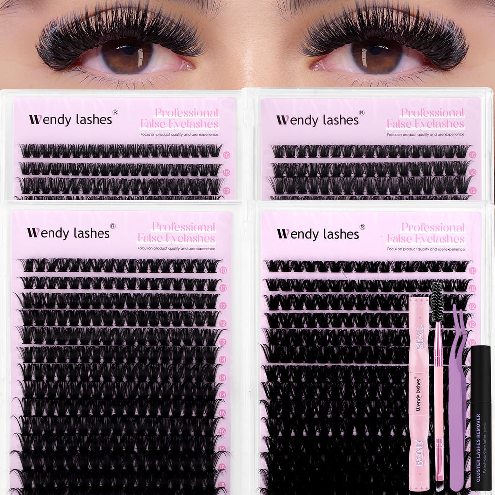 Wendy Lashes soft fluffy fibers feel light and flexible