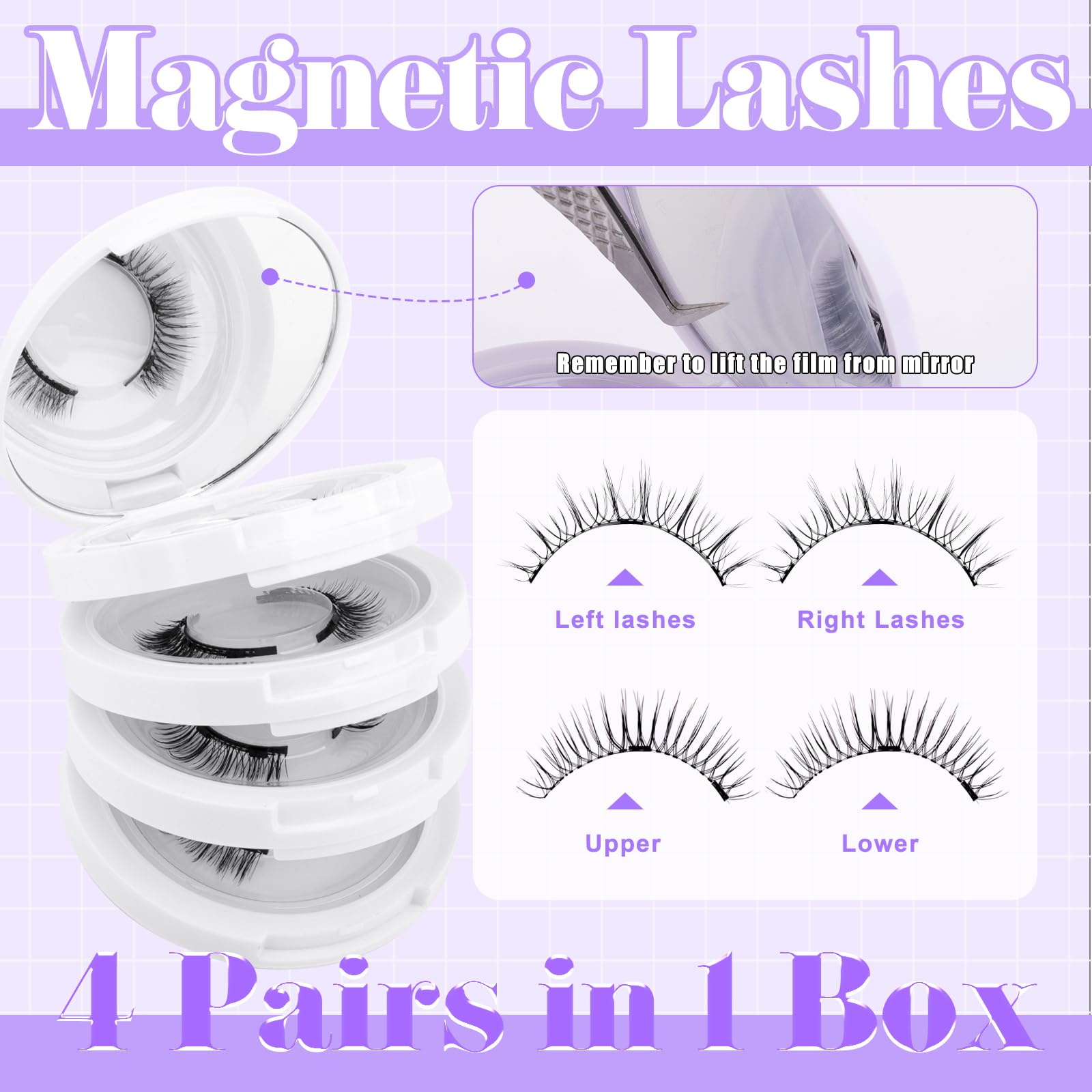Wendy Lashes three-dimensional look enhances natural lashes subtly.