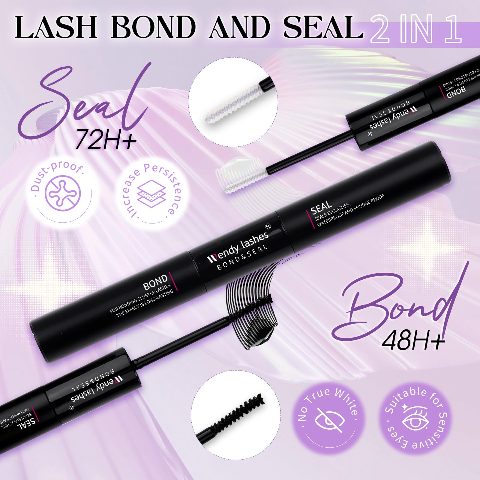 Wendy Lashes waterproof hold helps all-day wear