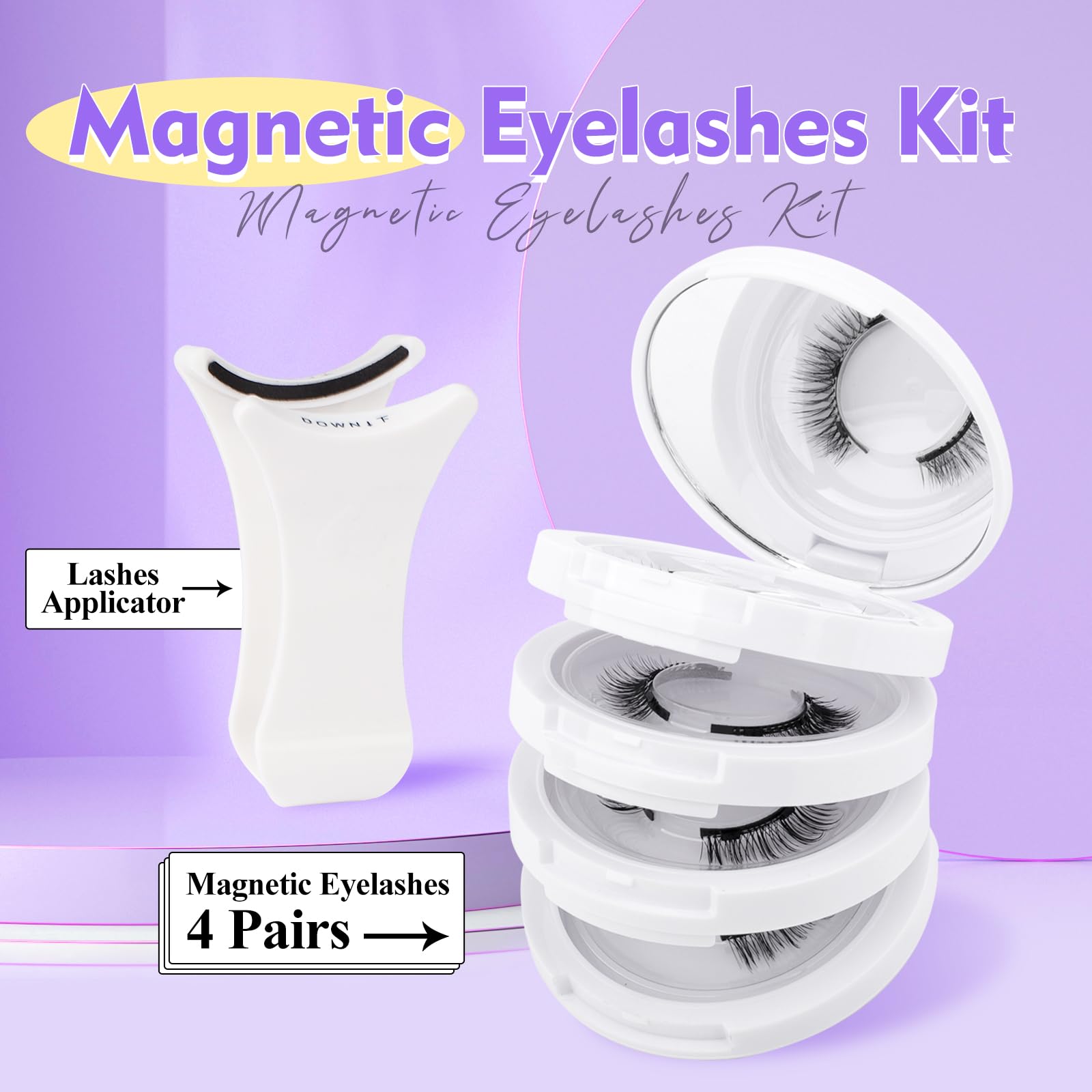 Wendy Lashes waterproof long-lasting magnetic lashes for all-day wear.