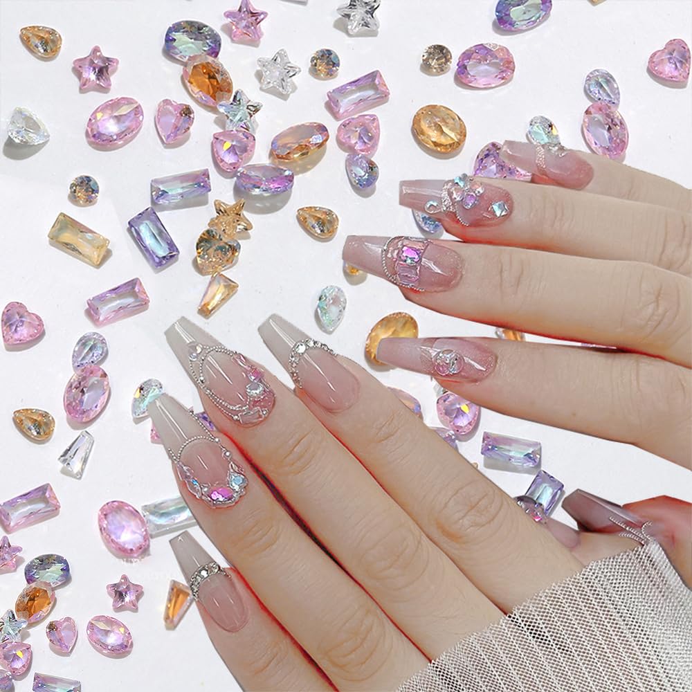 WENEWFINE bulk nail stones for crafting and DIY projects.