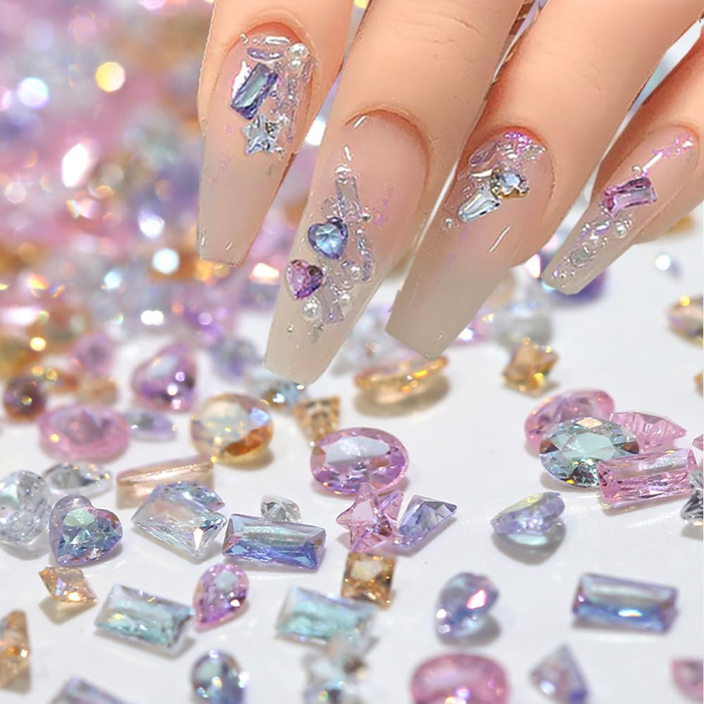 WENEWFINE nail crystals for elegant fingernail diamonds and shine.