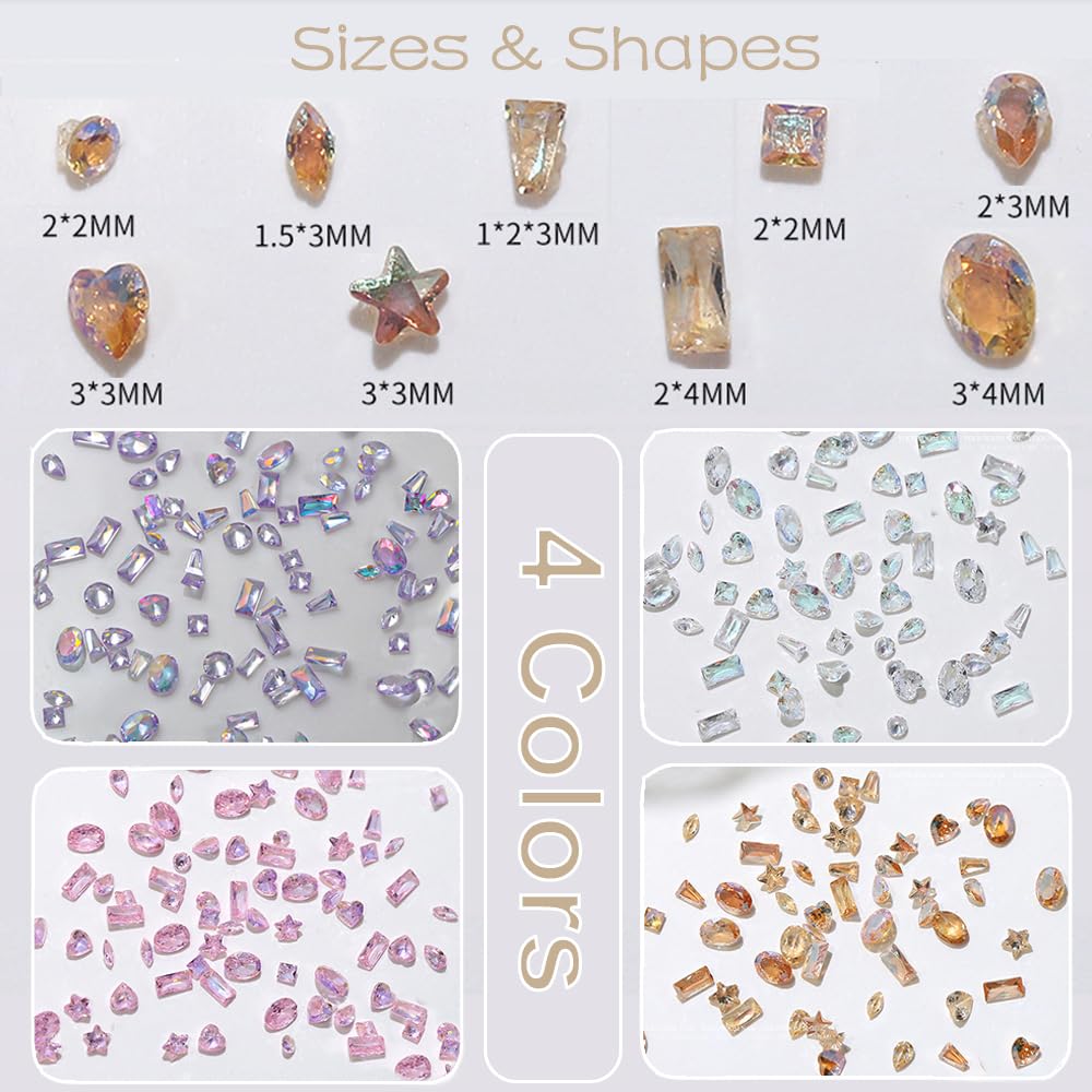 WENEWFINE shiny nail diamonds collection for long-lasting shimmer.