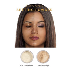 WenFeng PHOERA loose powder texture swatch demonstrating buildable coverage