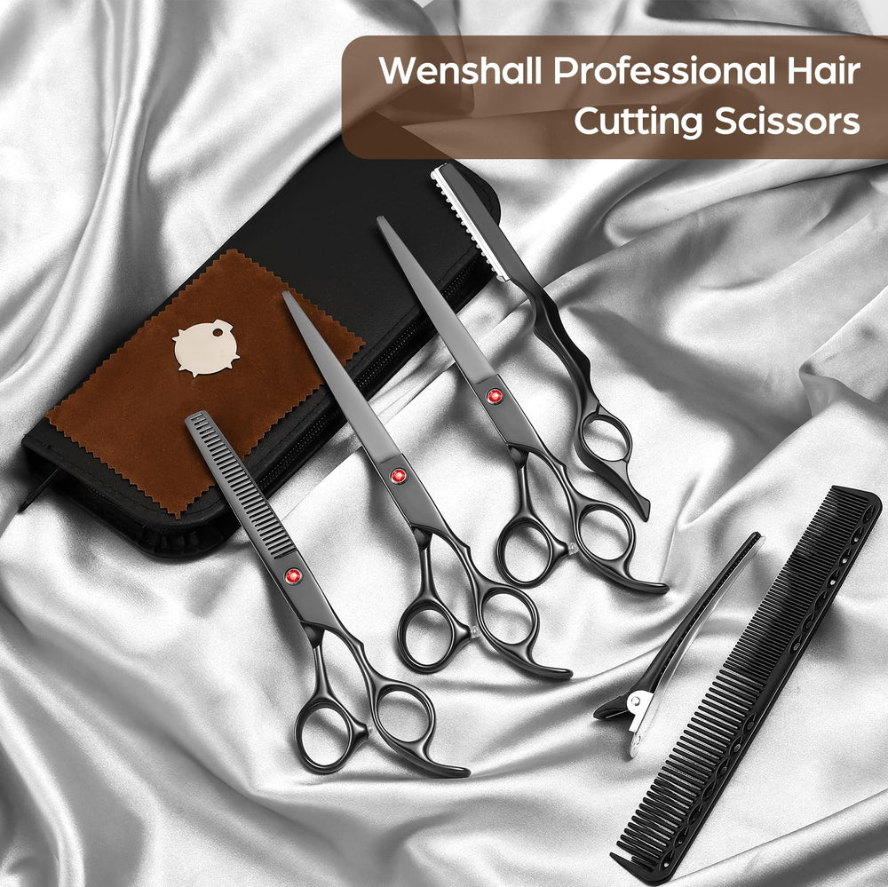 Wenshall hair comb keeps sections tidy for efficient cutting sessions.