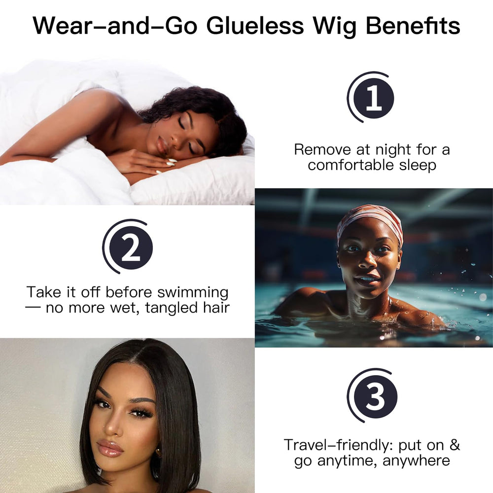 WEQUEEN 250% density adds fullness and natural body to the style