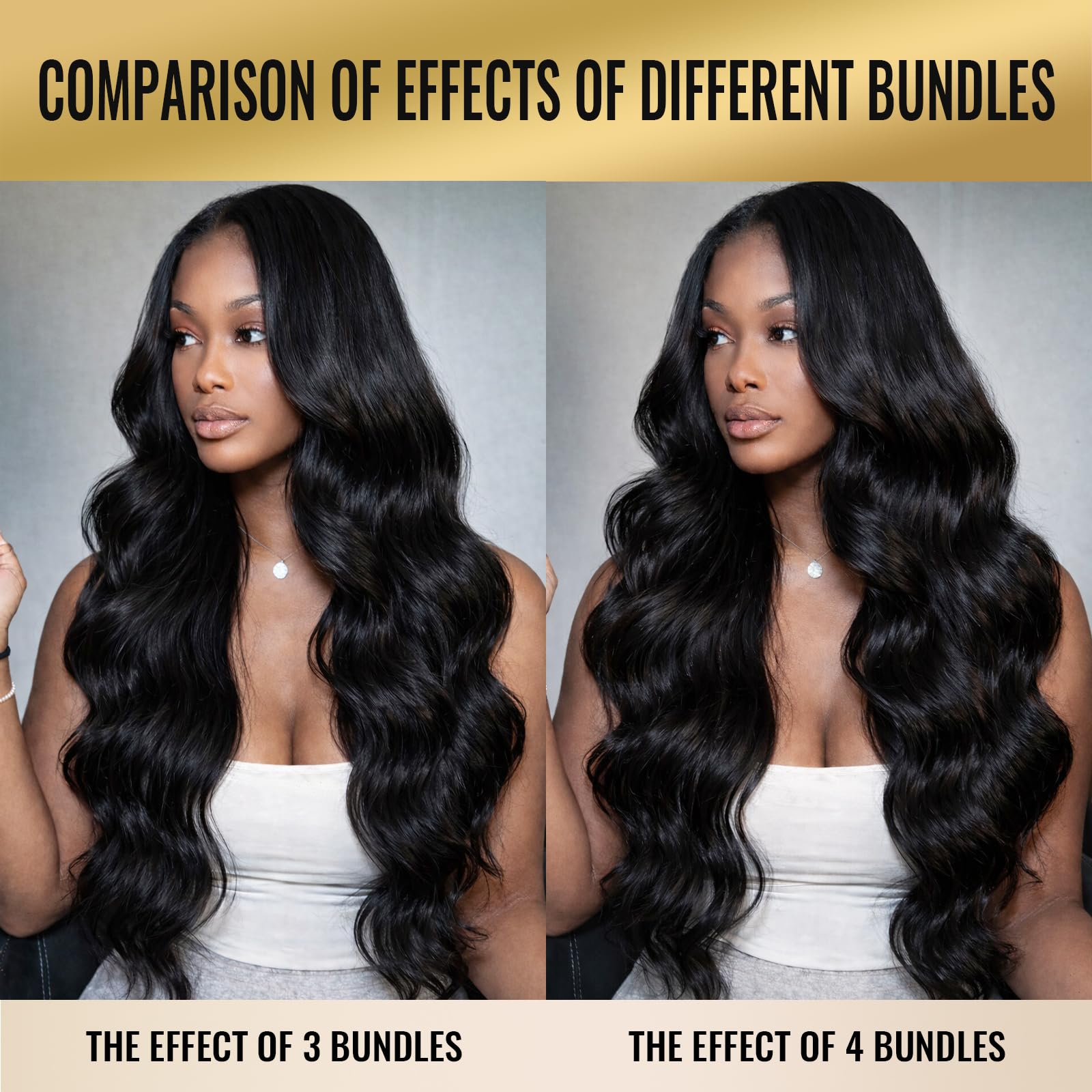 WEQUEEN bundle supports curling and straightening for flexible styling options.