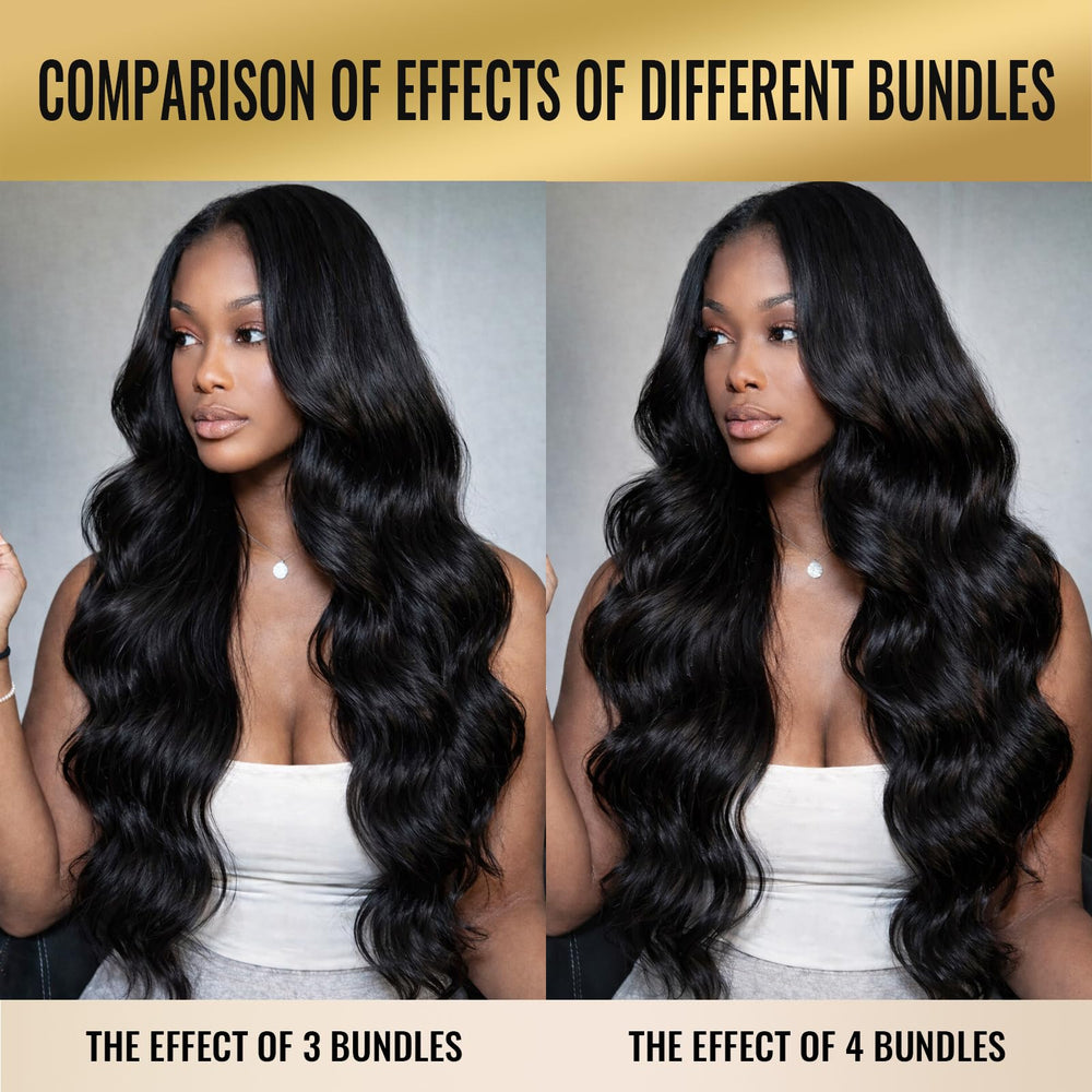 WEQUEEN bundle supports curling and straightening for flexible styling options.