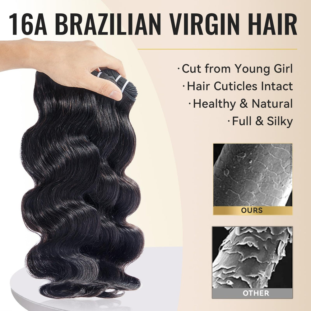 WEQUEEN bundles body wave ready to style, showing versatile curl capability.