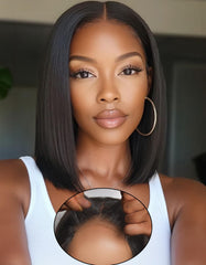 WEQUEEN Wear and Go glueless bob wig with lace for quick natural-looking fit