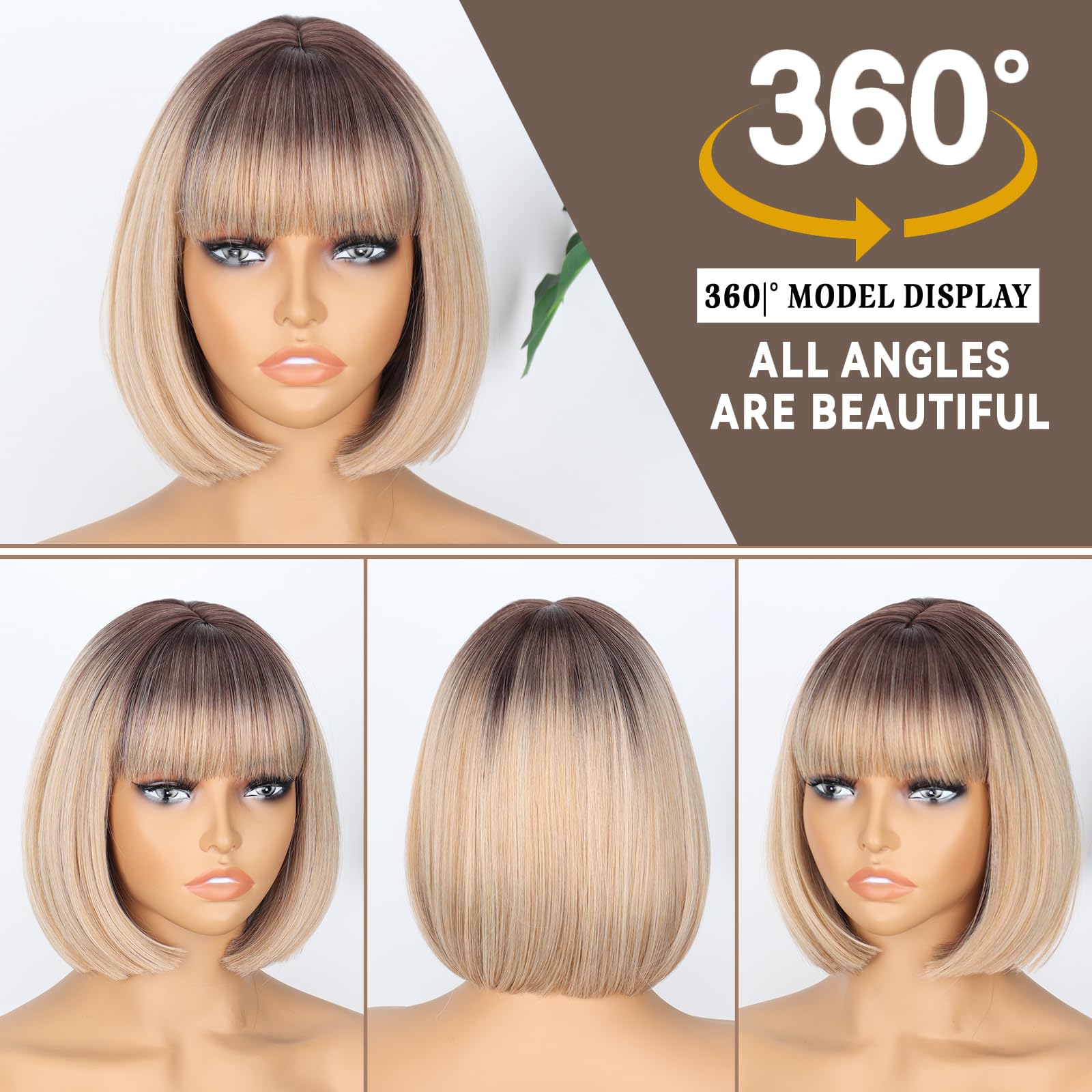 WERD versatile bob wig suitable for work, parties, and events.