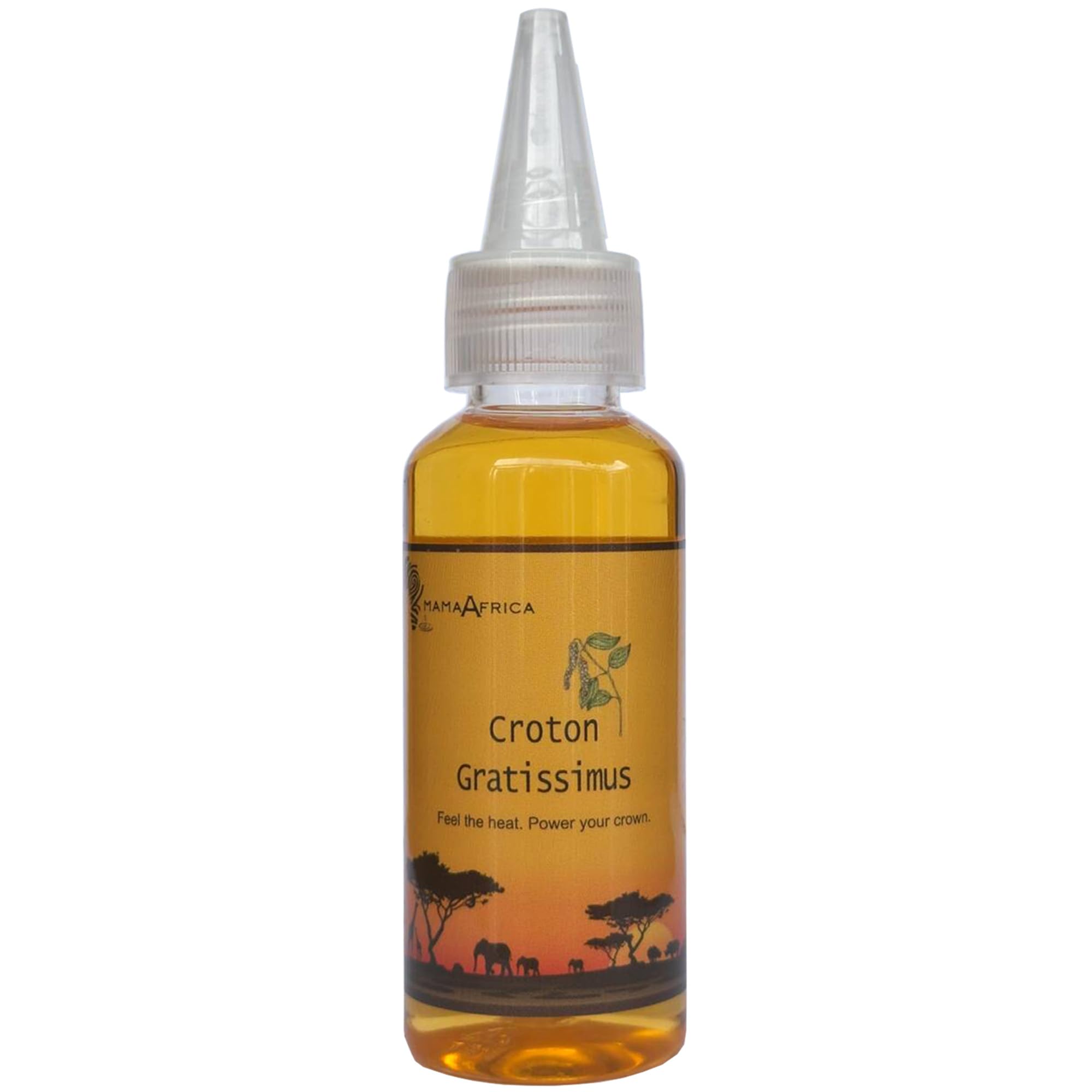 West African Scalp Awaken Oil glass jar, emphasizes premium packaging and product integrity.