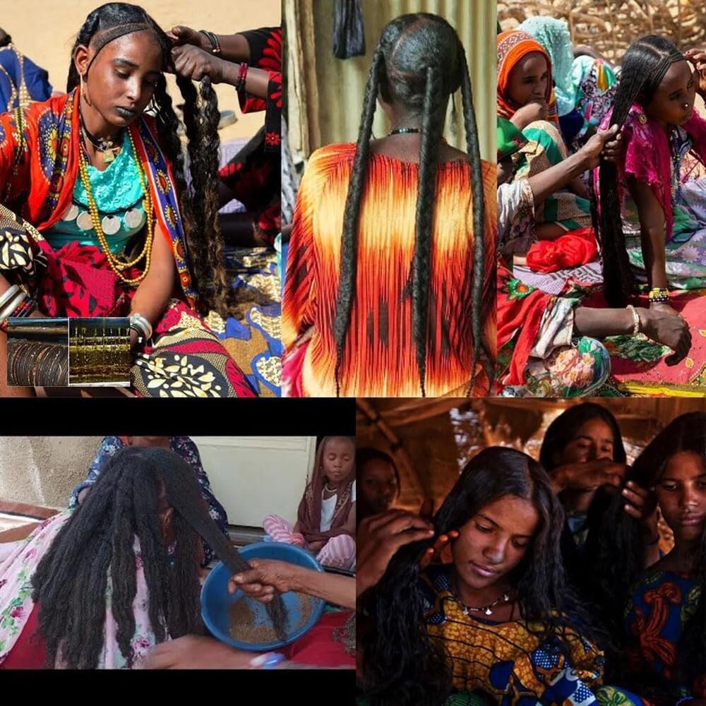 West African Scalp Awaken Oil on-scalp, visualizes soothing warmth that supports absorption.