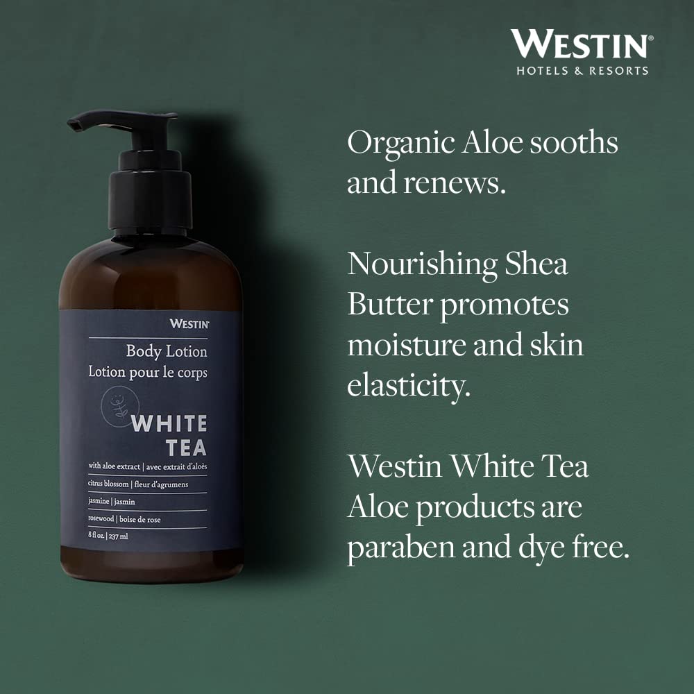 Westin White Tea Aloe 8oz bottle for on-the-go.