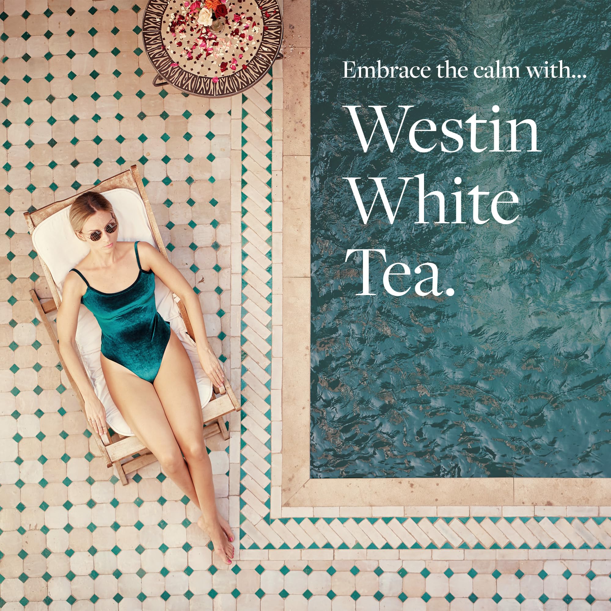 Westin White Tea Aloe hand lotion pump delivers quick absorption.