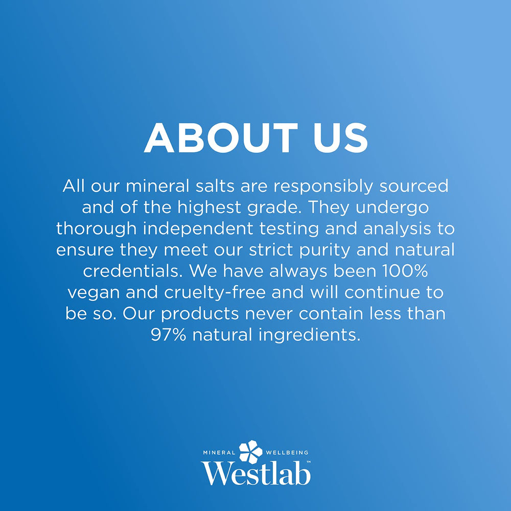 Ingredients highlight: magnesium, eucalyptus, and arnica in Westlab Recover Epsom salts