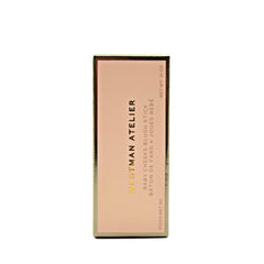 Westman Atelier Baby Cheeks Blush Stick Chouchette texture close-up reveals smooth cream.