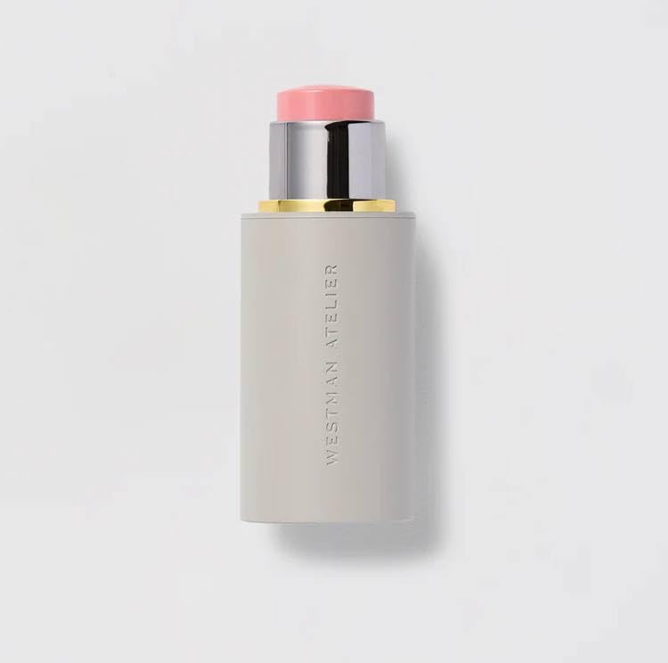 Westman Atelier Baby Cheeks Blush Stick Coquette compact for on-the-go color
