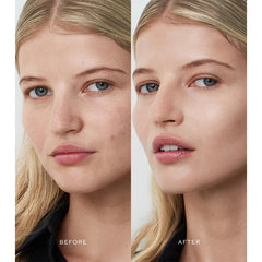 Westman Atelier Complexion Drops texture being blended for natural finish