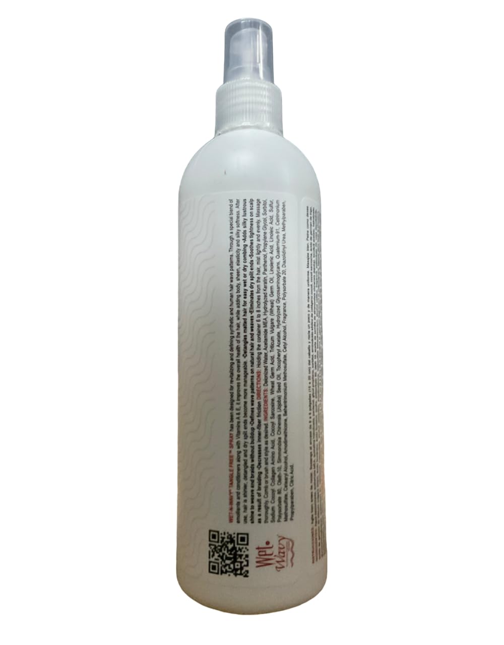 Wet n Wavy shiny, soft hair after use.
