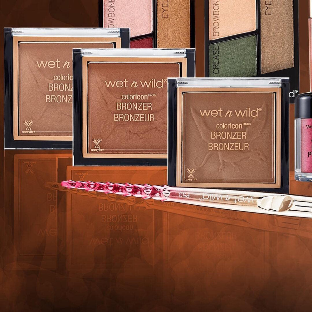 wet n wild Color Icon Bronzer Ticket to Brazil soft brow shading