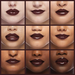 wet n wild Aries lip gloss wand application emphasizes long-lasting shine