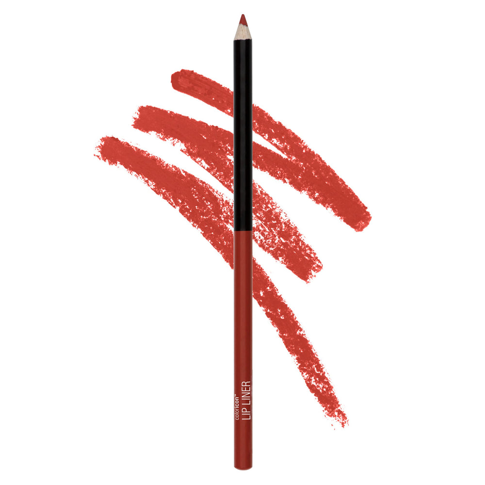 wet n wild Color Icon Lip Liner Berry Red applying for precise definition