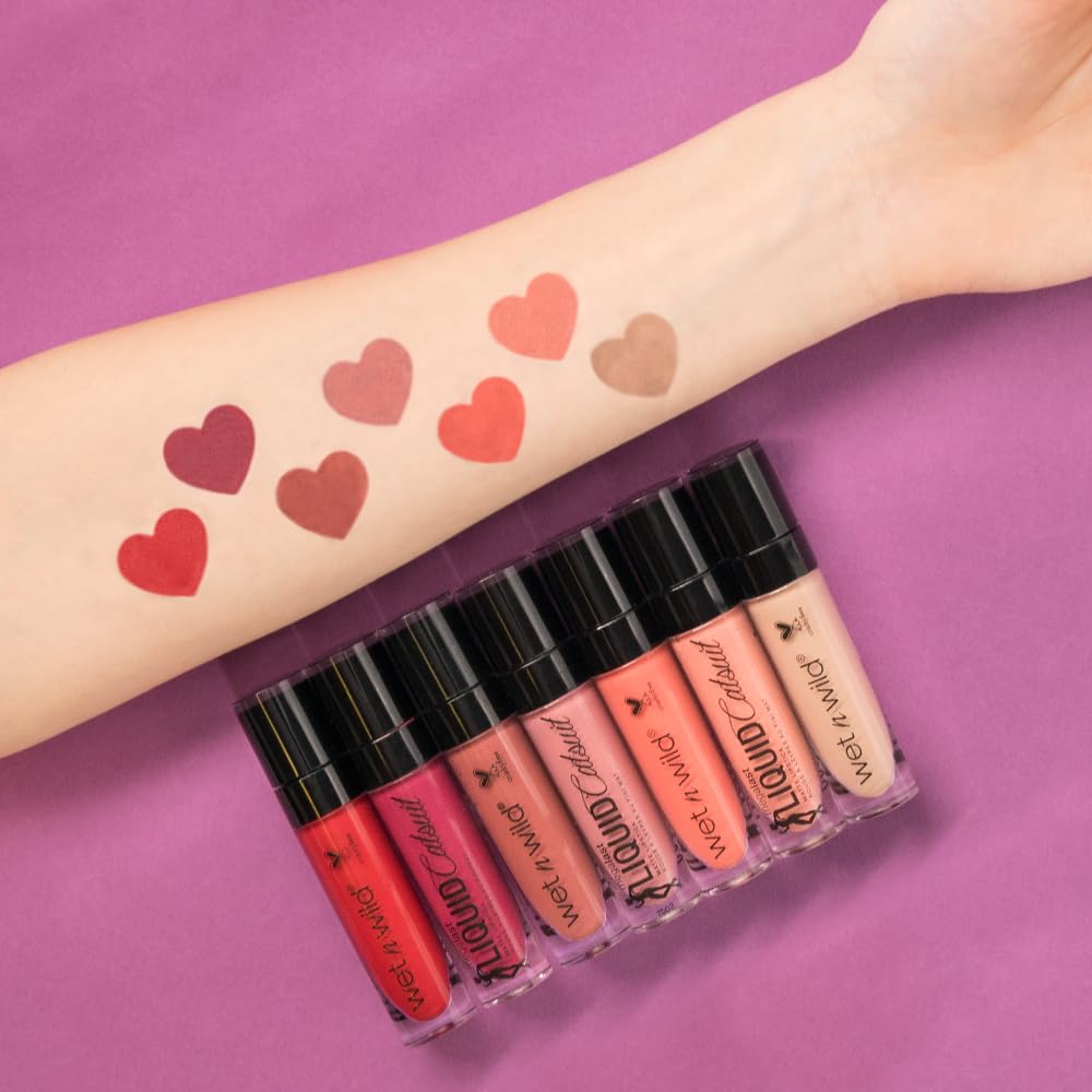 wet n wild Megalast Catsuit Matte Lipstick keeps color intact through meals