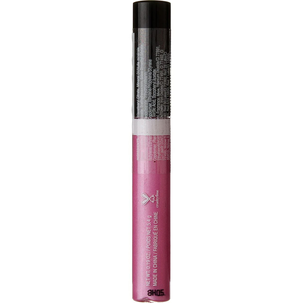 Wet n Wild Megaslicks Sinless lip-on-gloss demonstrates versatile wear over lipstick