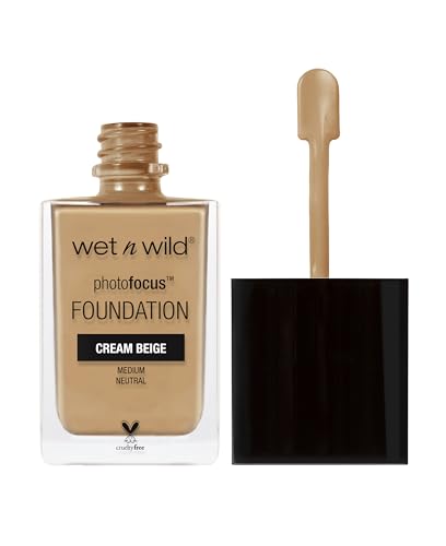 wet n wild Photo Focus Matte Foundation bottle cap close-up for easy dispensing.