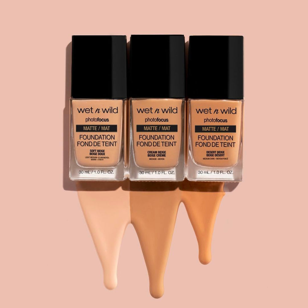 wet n wild Photo Focus Matte Foundation vegan cruelty-free badge highlights ethics.