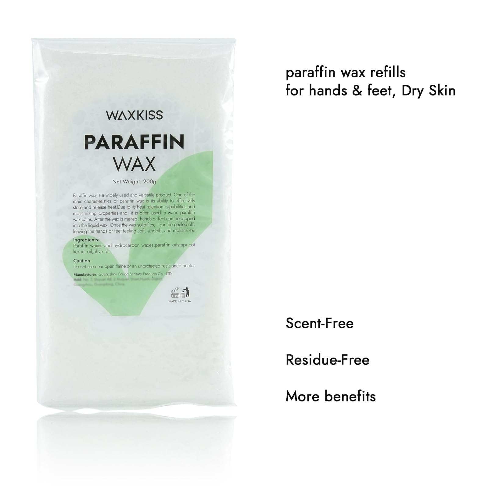 wewax paraffin wax refills 12-pack for feet, nourishing dry skin.