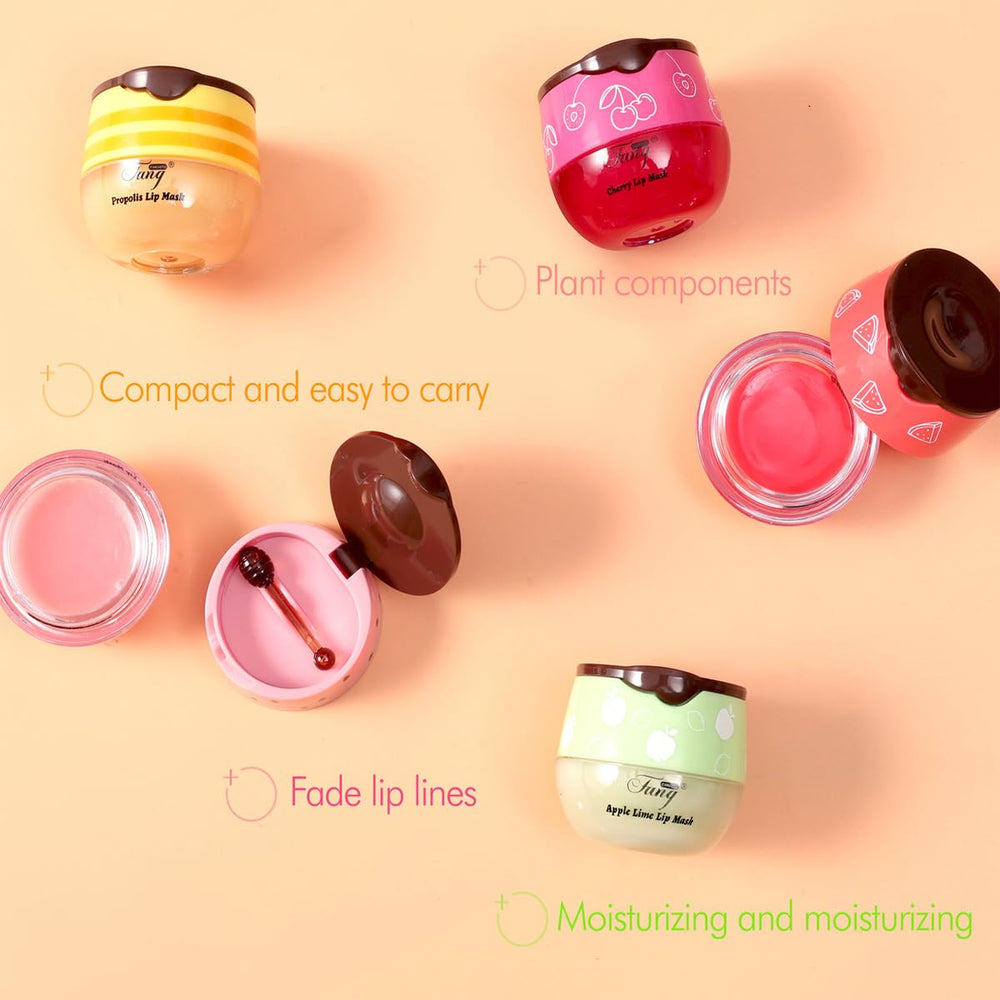 WFWJ Bee Lip Balm Mint flavor jar with refreshing finish