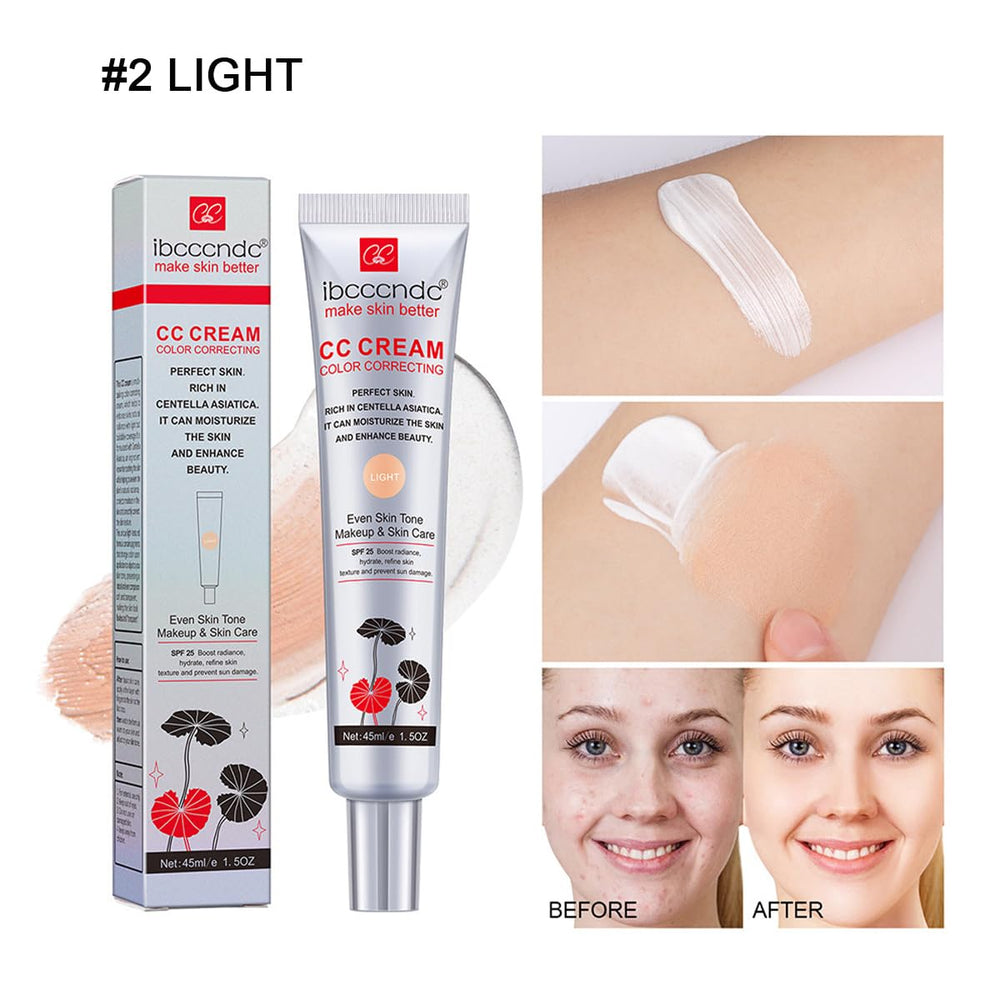 WFWJ CC Cream swirl on cheek demonstrate natural coverage