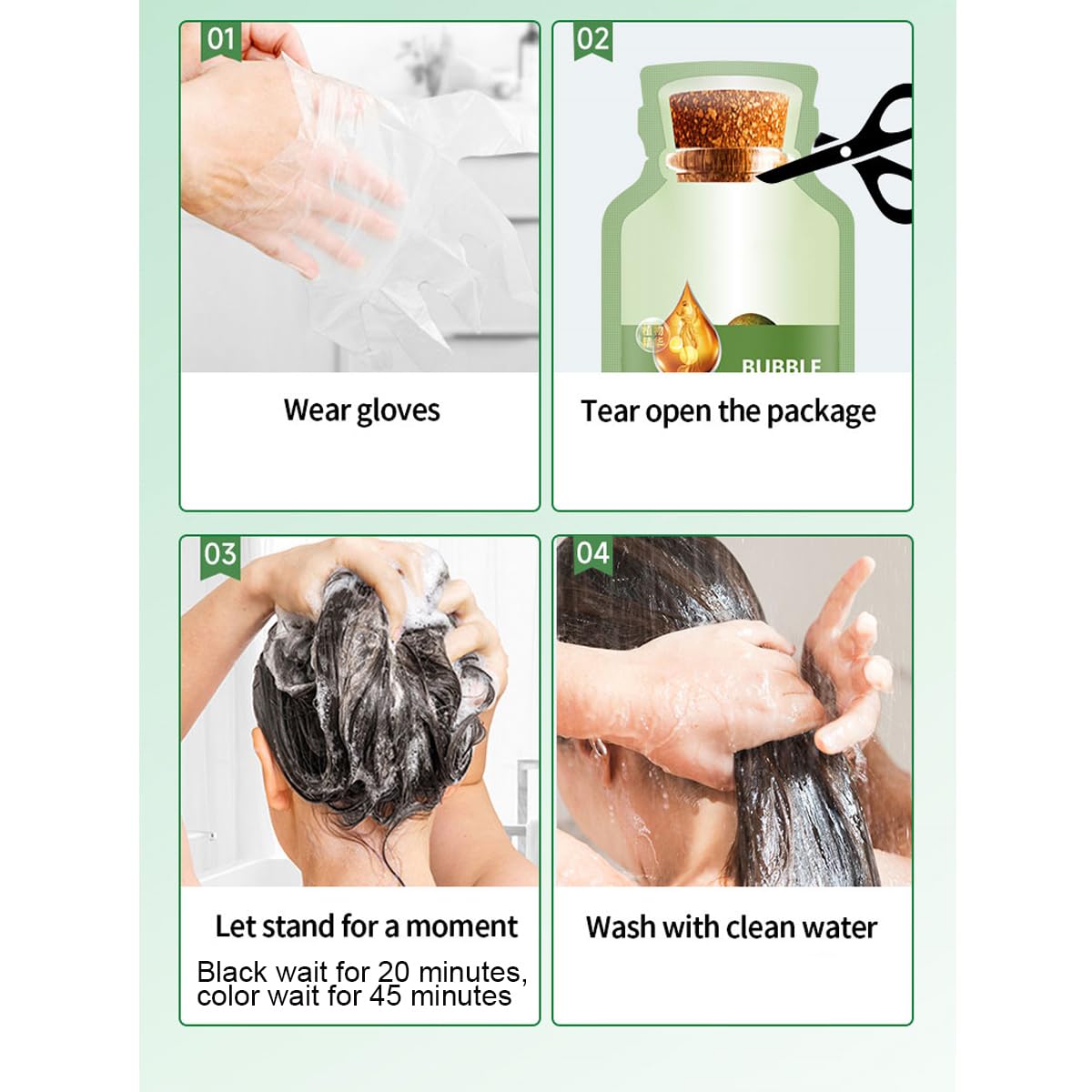 Home dye process saves time and money without professional salon visits.
