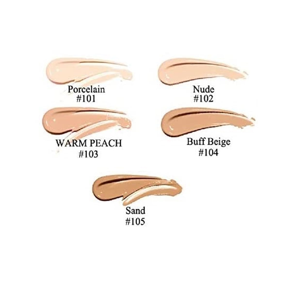 PHOERA Foundation 102 Nude bottle; full coverage with oil control for a natural matte finish.
