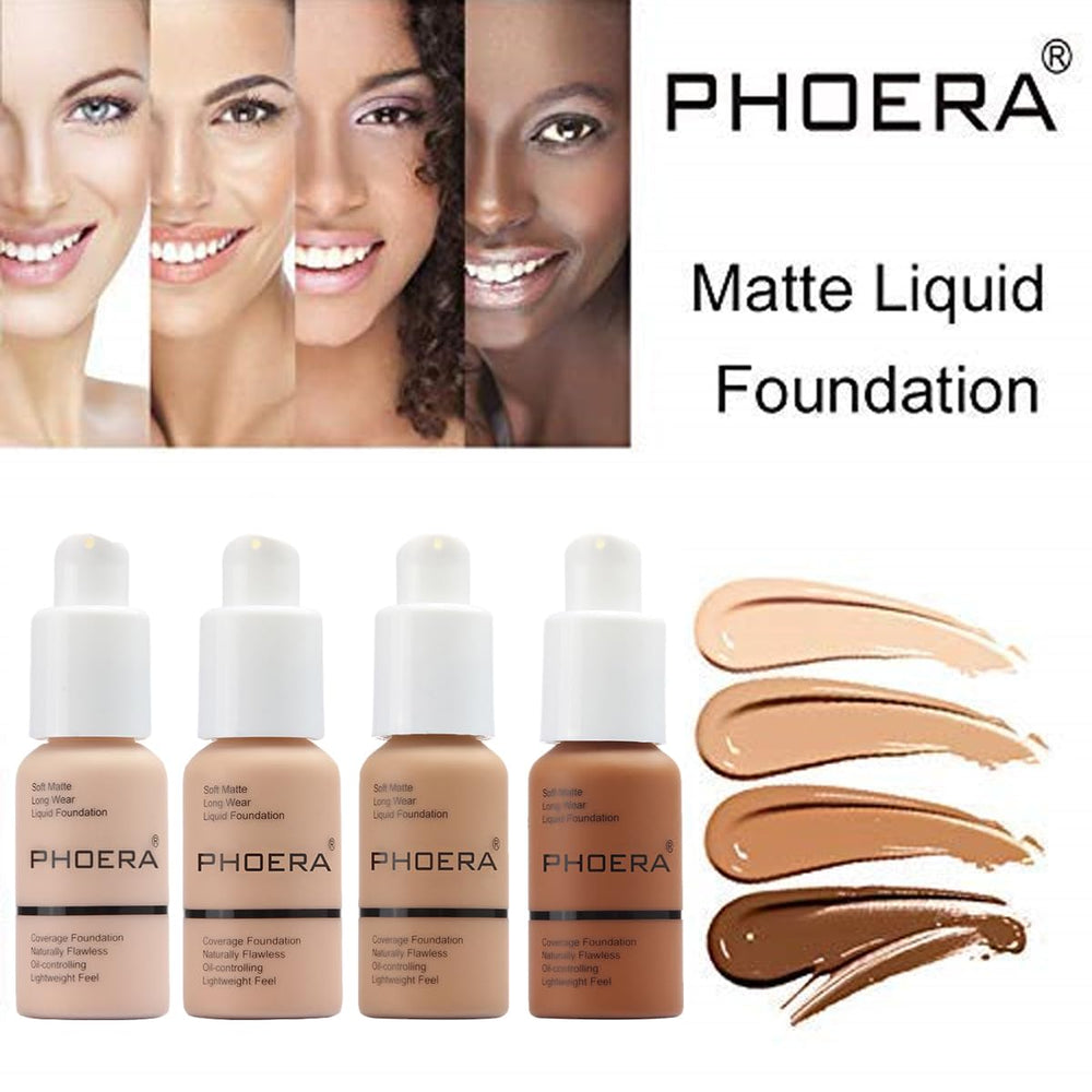 WFWJ PHOERA Foundation oil-control formula minimizes shine.