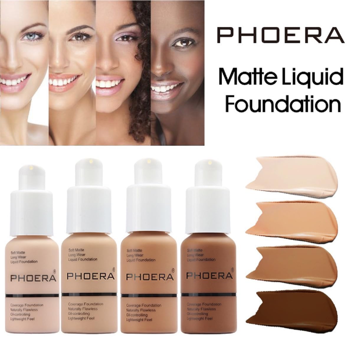 WFWJ PHOERA Foundation texture close-up shows airy formula