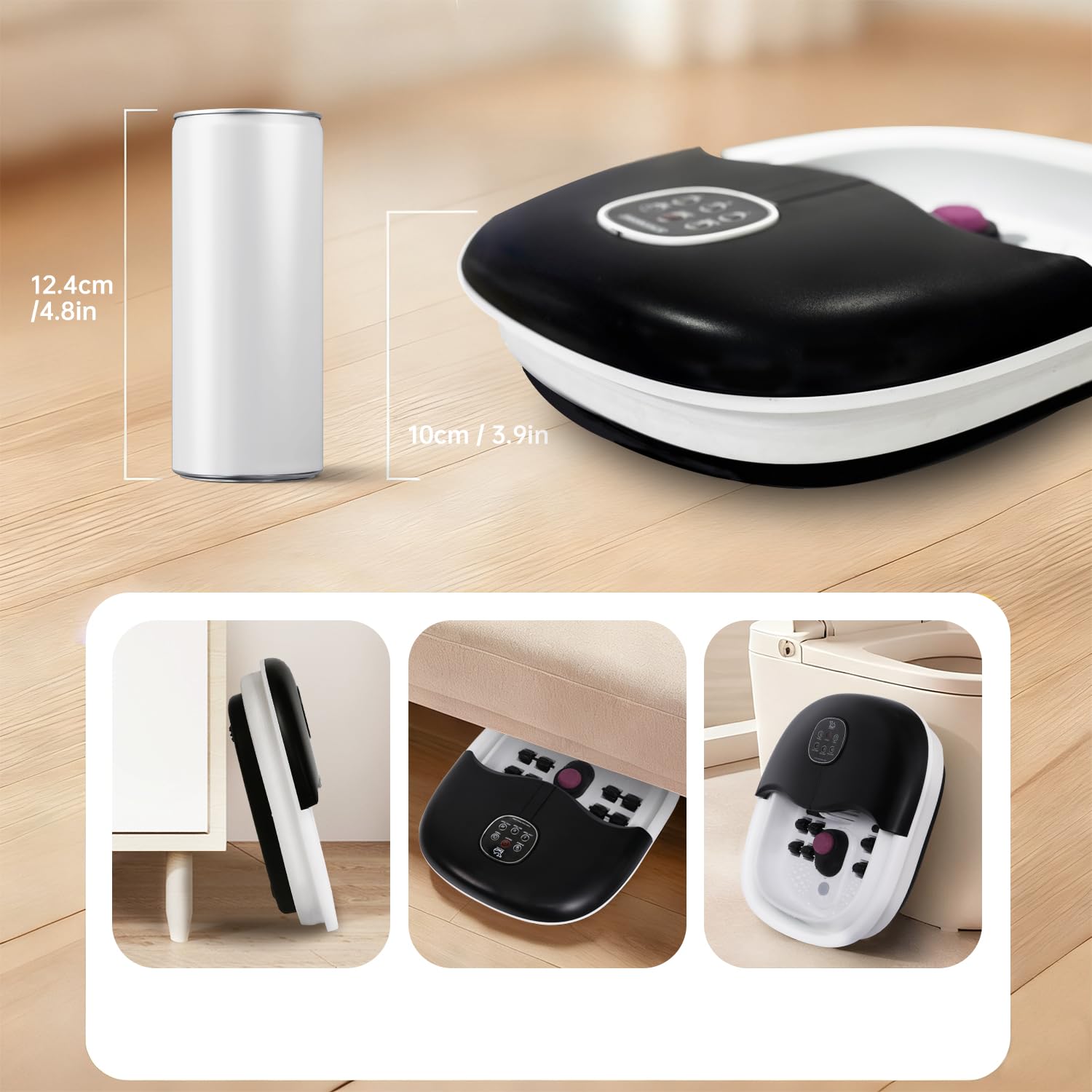 WHALSTAR bubble oxygen feature improves water circulation for a spa-like soak.